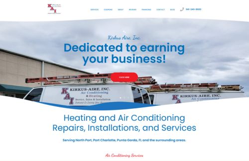 design-kirkusaire - best church website design