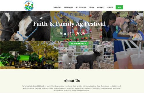 promisedlandfm - best Christian website design