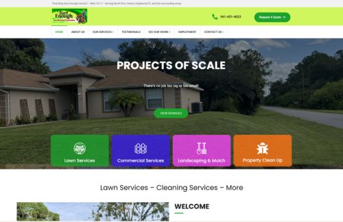 Turf Enough - best Christian website design
