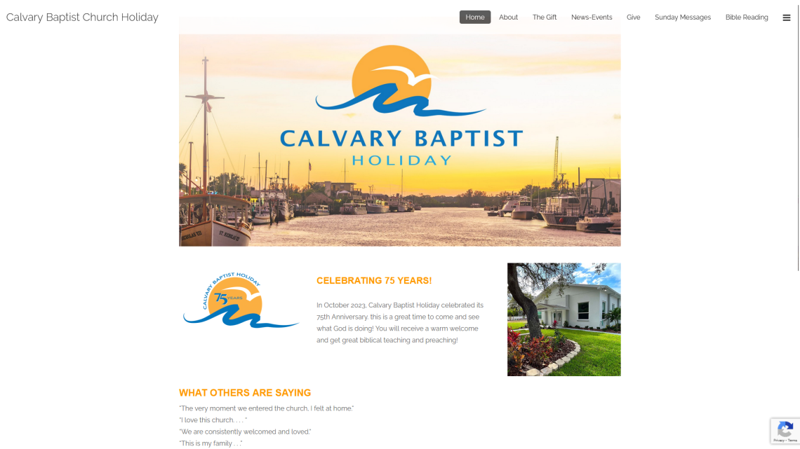 Cavlary Baptist Church Holiday. Holiday, FL