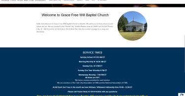 Grace Free Will Baptist Church, Phenix City, AL