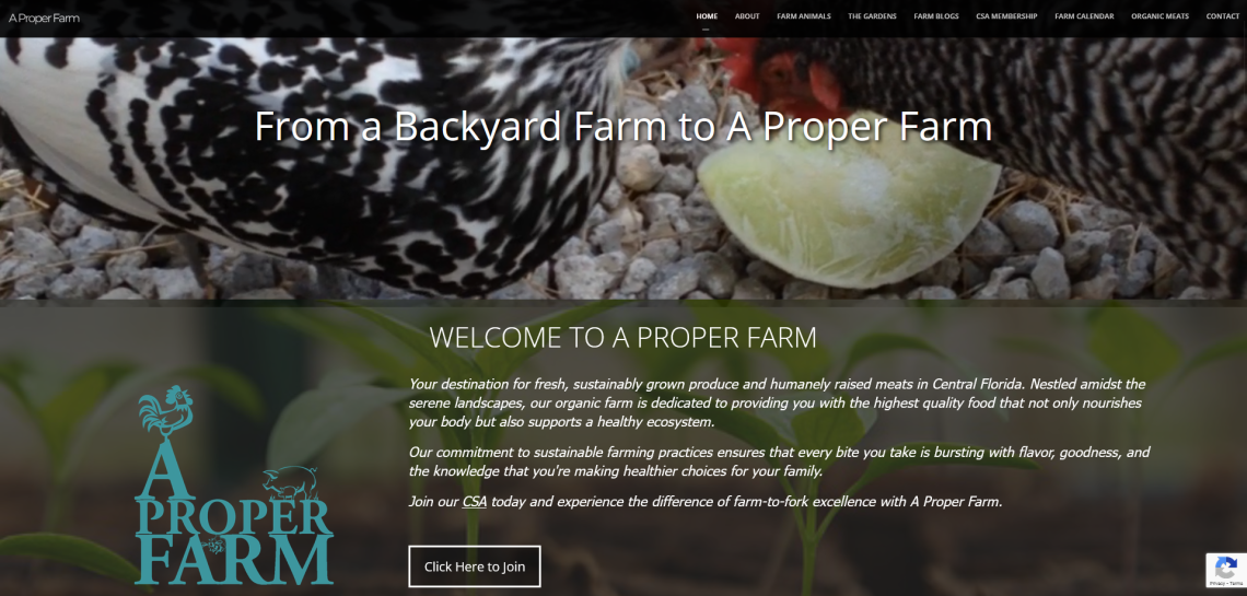 A Proper Farm, Central, FL