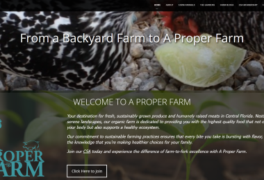 A Proper Farm, Central, FL