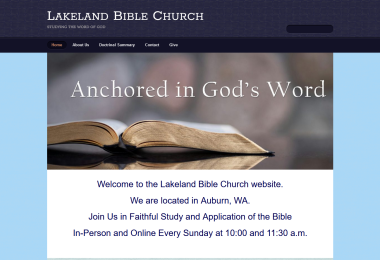 Lakeland Bible Church Auburn, WA