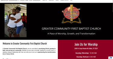 Greater Community First Baptist Church, Dallas, TX