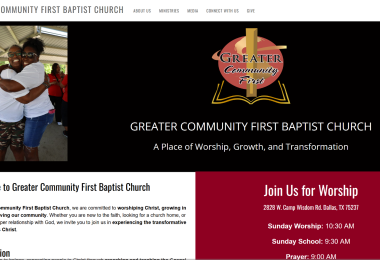 Greater Community First Baptist Church, Dallas, TX