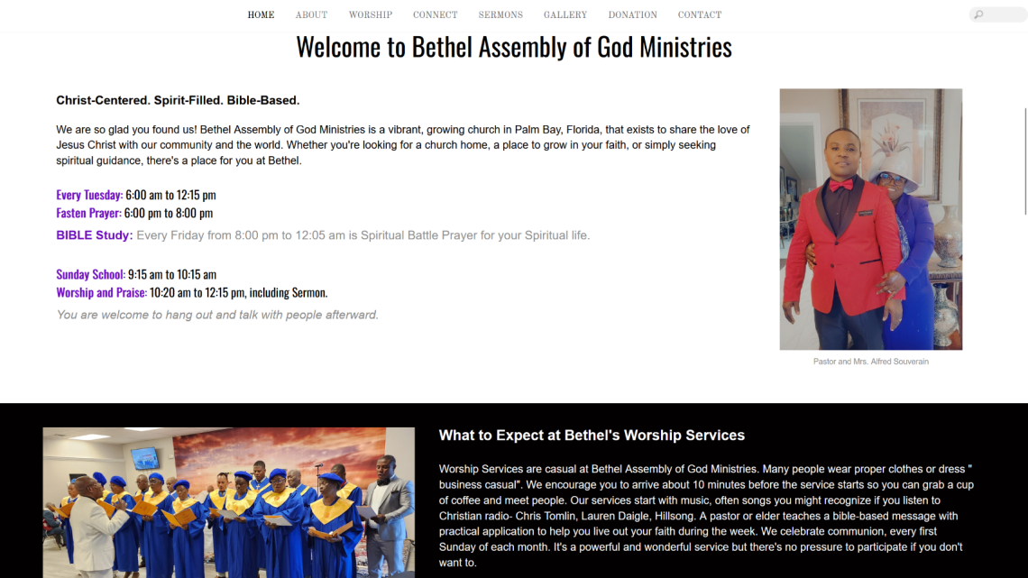 Bethel Assembly of God Ministries, Palm Bay