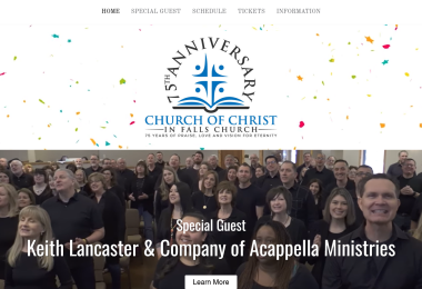 Church of Christ in Falls 75th Anniversary, Falls VA