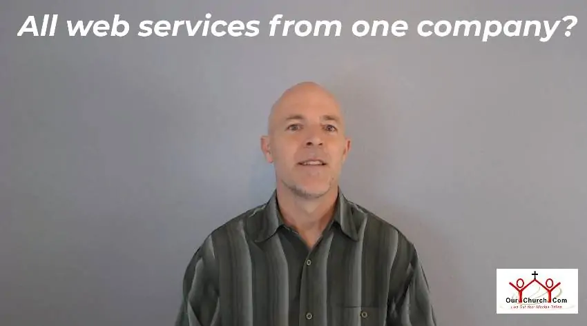 All church website services from one company?