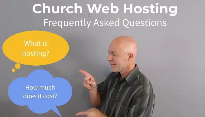 church website hosting cost