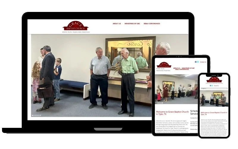 Grace Baptist - Best church website designs