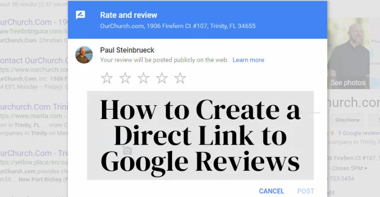 How to Create a Direct Link to Google Reviews