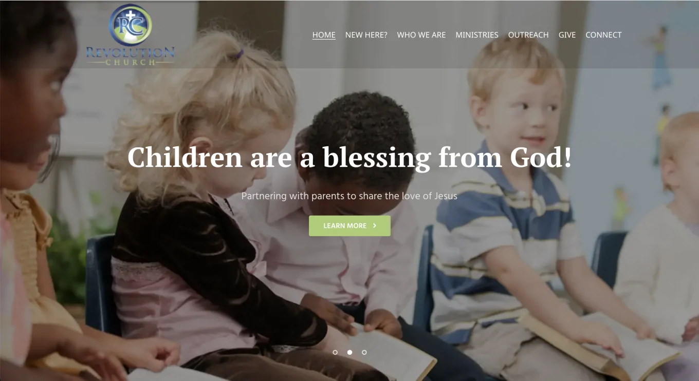 Revolution Church Of Lakeland - best Church website designs