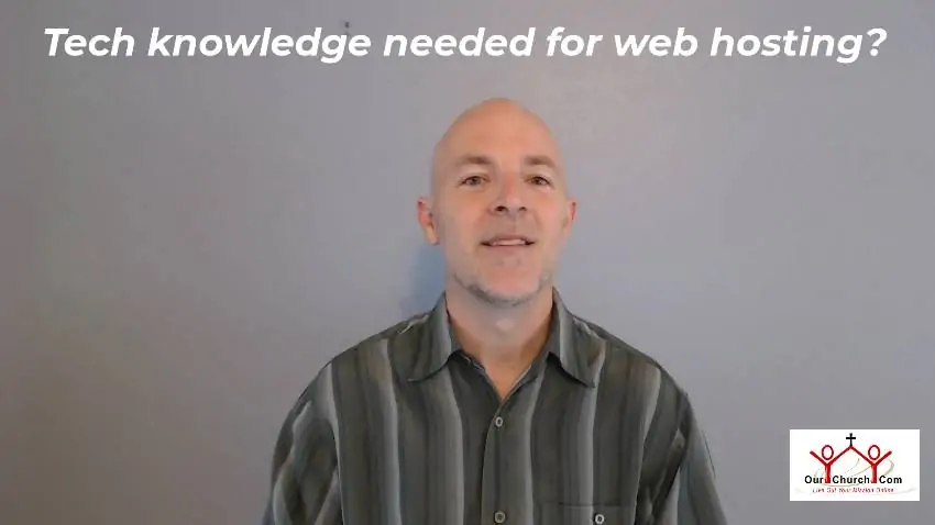 church website hosting technical knowledge?