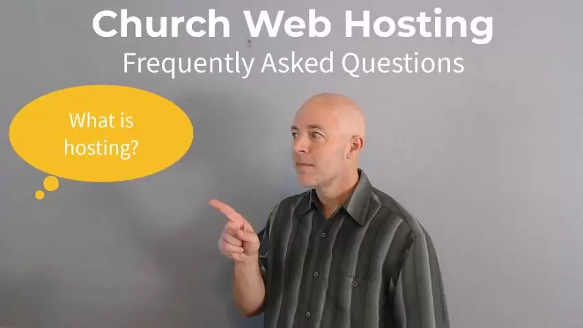 What is church website hosting?